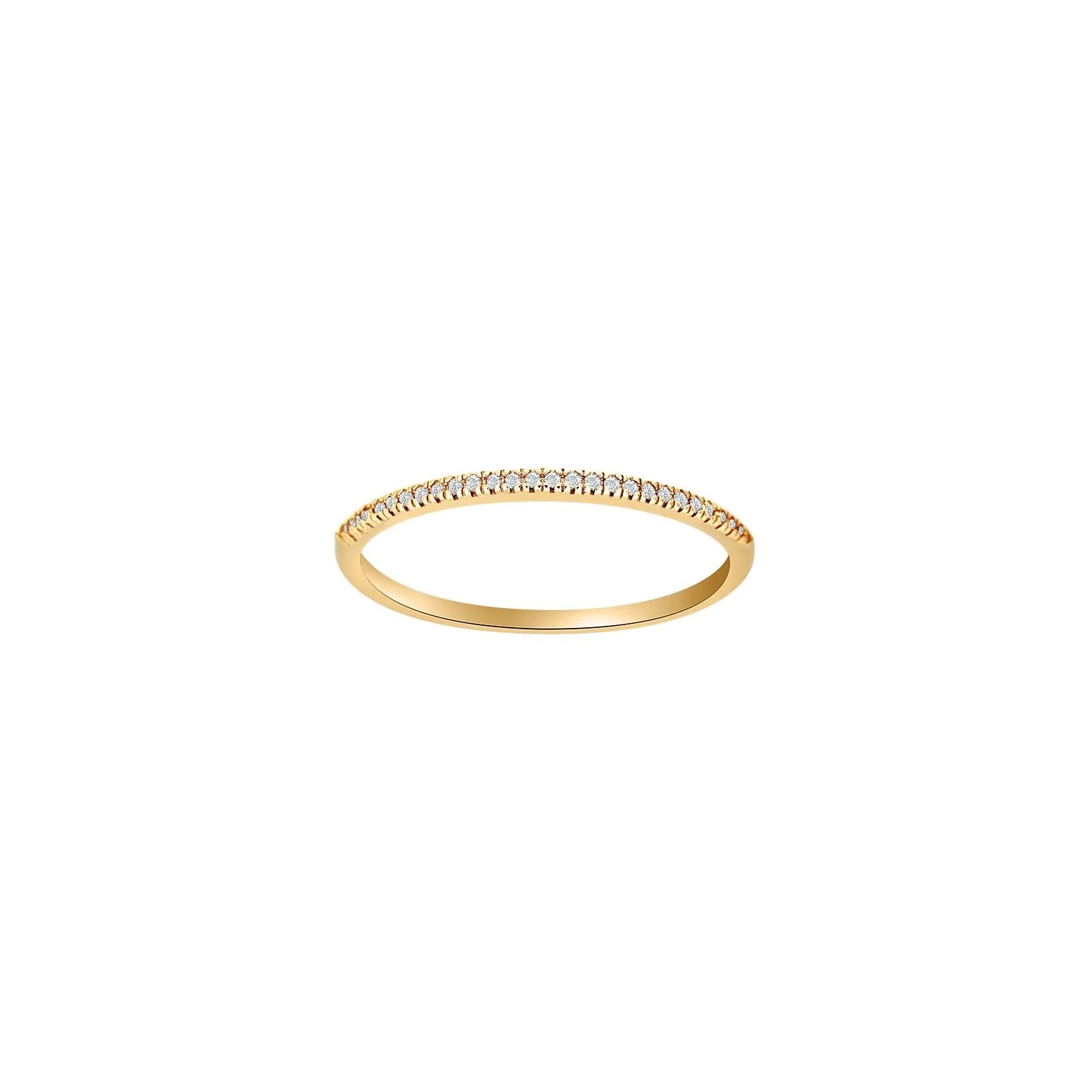HEART 14kt. guld alliancering m/dia. 0.05ct W/SI