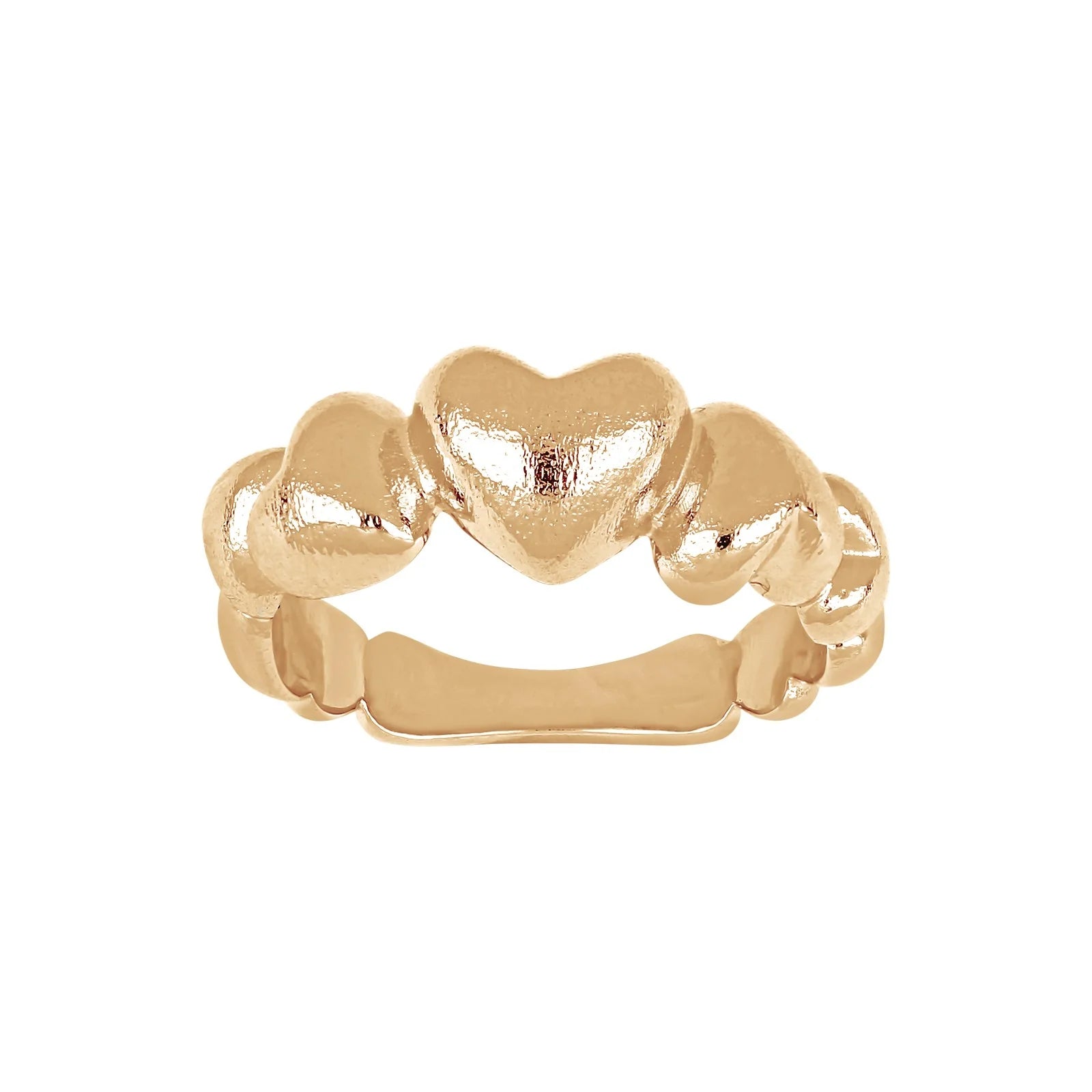 14 kt.guld hjerte ring
