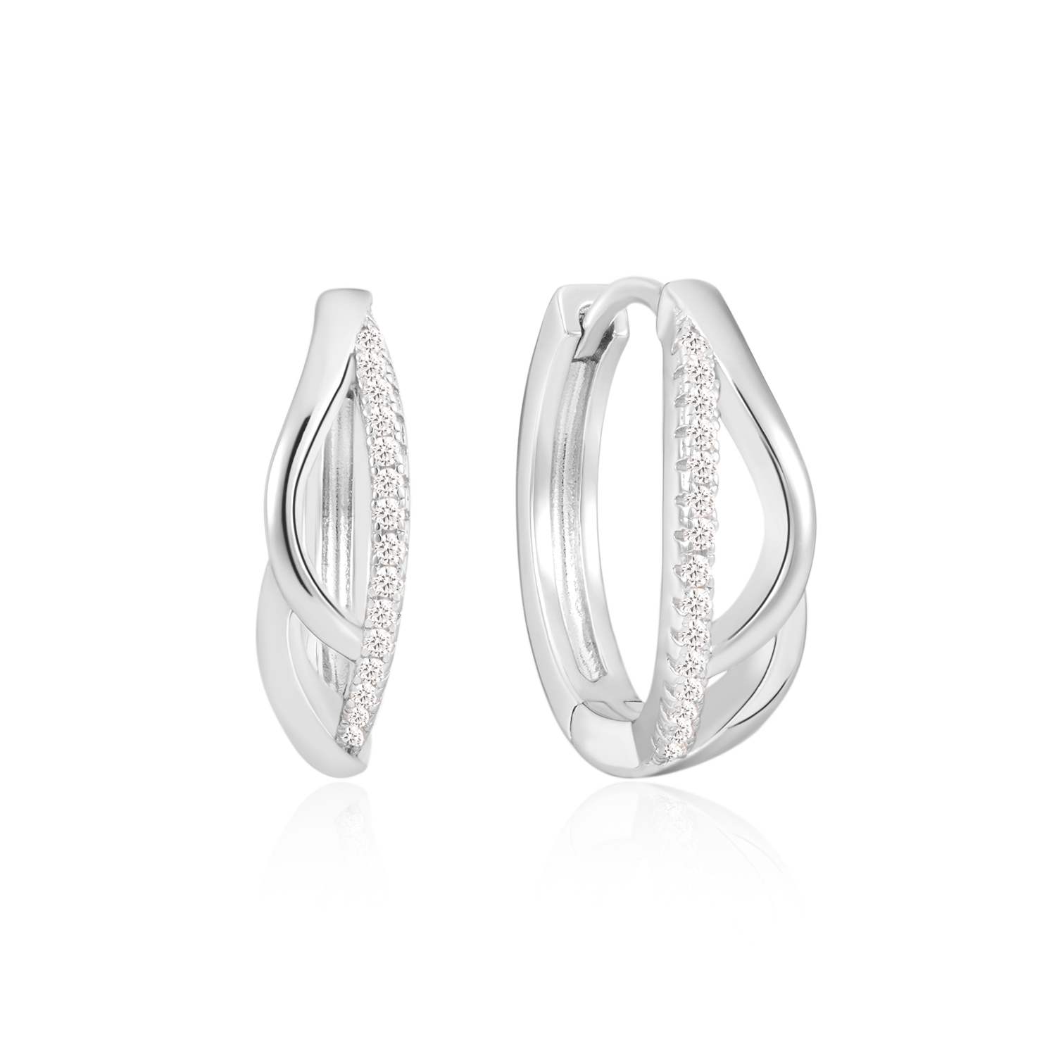 Sølv creoler 10249335