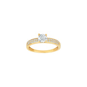 8kt. guldring m/cz