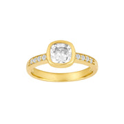 8kt. guldring m/cz