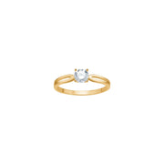 8kt. guldring m/cz