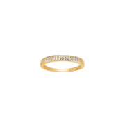 8kt. guldring m/cz