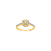 8kt. guldring m/cz