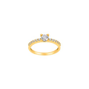 8kt. guldring m/cz