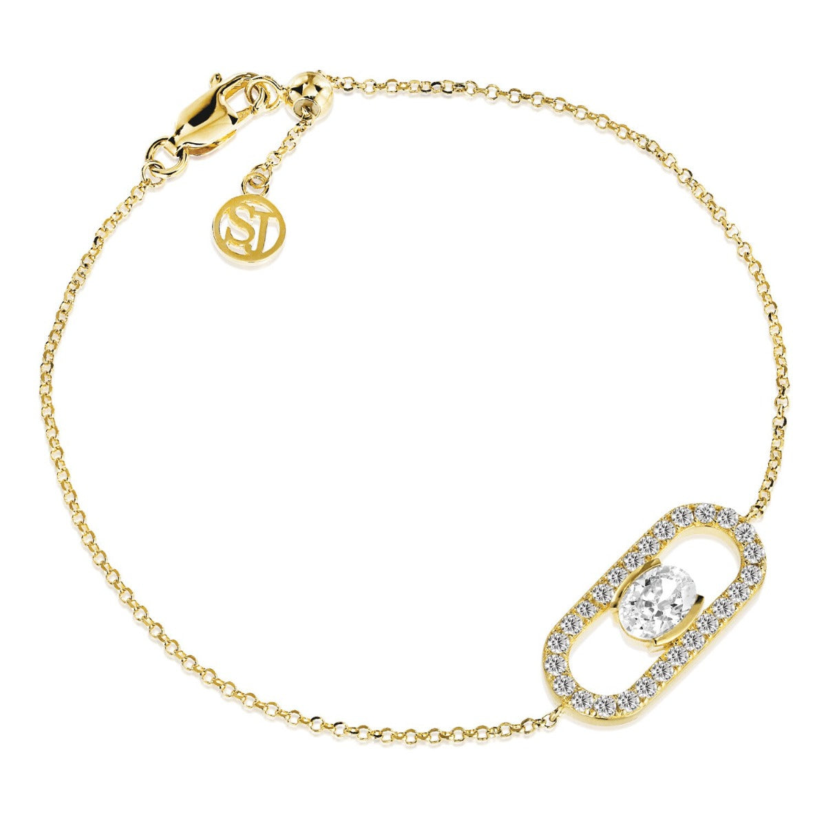 Sif Bangle Ellisse Carezza SJ-BG2360-CZ