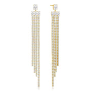  Sif Jakobs Øreringe Capizzi med hvide zirkoner Medio SJ-E42211-CZ-YG