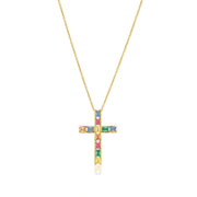 Sif Halskæde Adria Tre Piccolo SJ-N12250-PCZ-YG