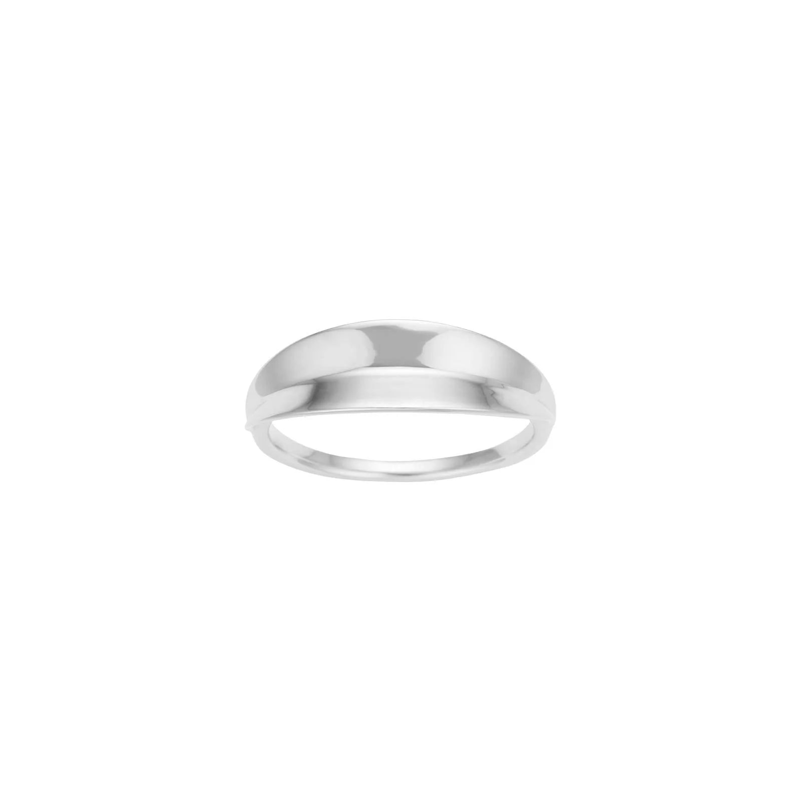 Rhd. sølv ring LEAVE52