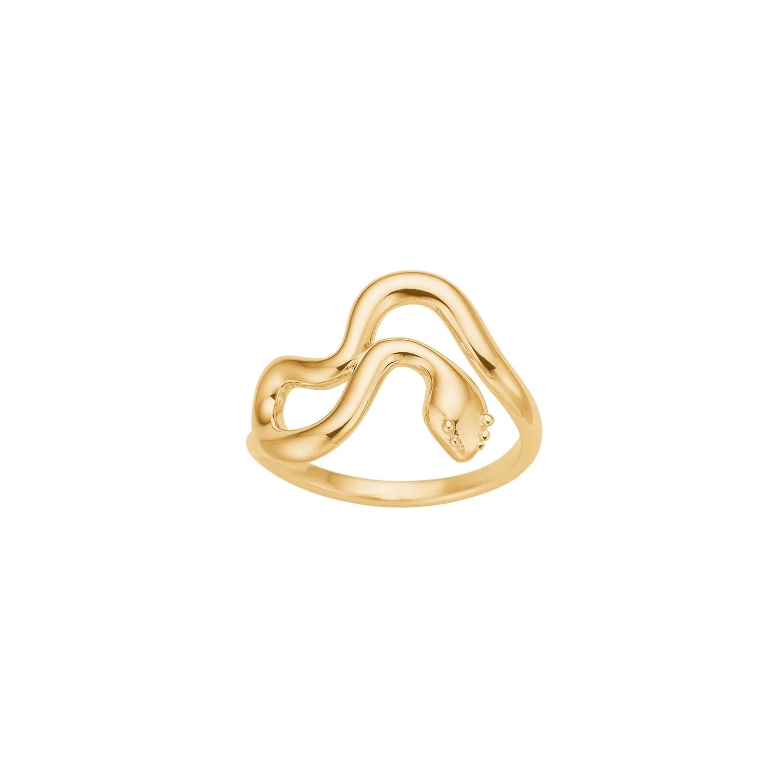 Rhd. sølv ring SERPENS52