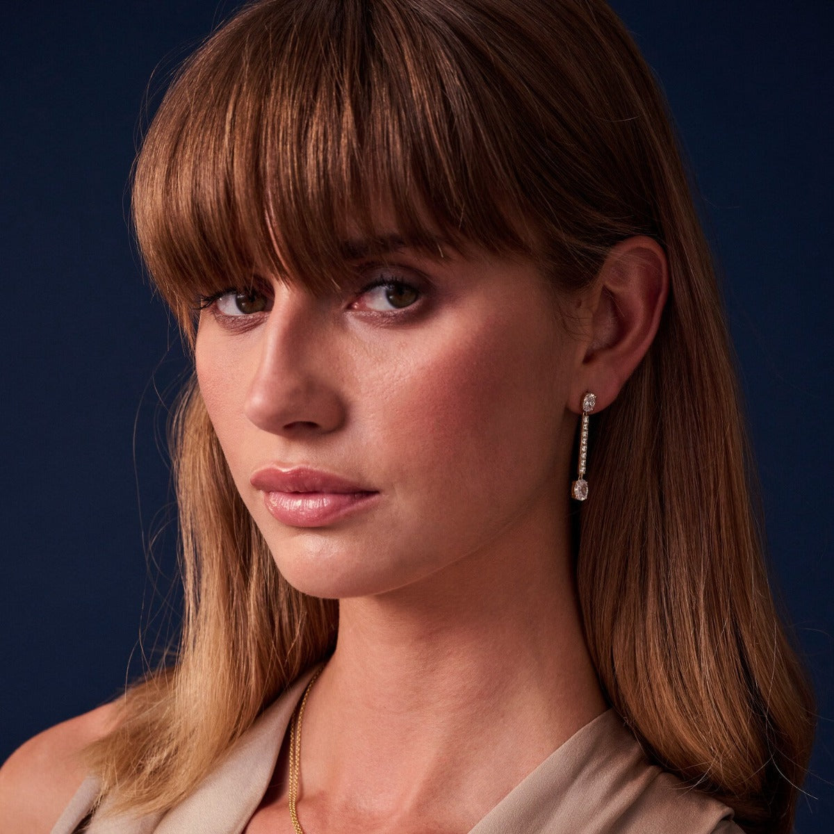 Sif Øreringe Ellisse Lungo SJ-E2322-CZ-YG