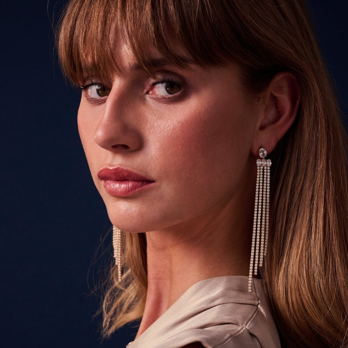 Sif Øreringe Ellisse Lungo Exclusive Grande SJ-E2328-CZ-YG