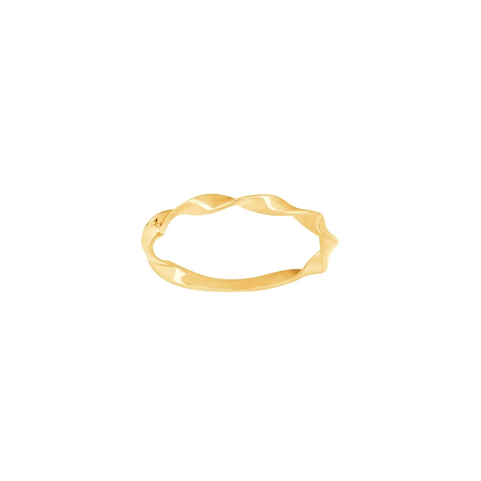 8kt. Guldring snoet