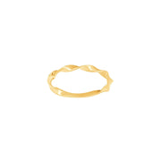 8kt. Guldring snoet