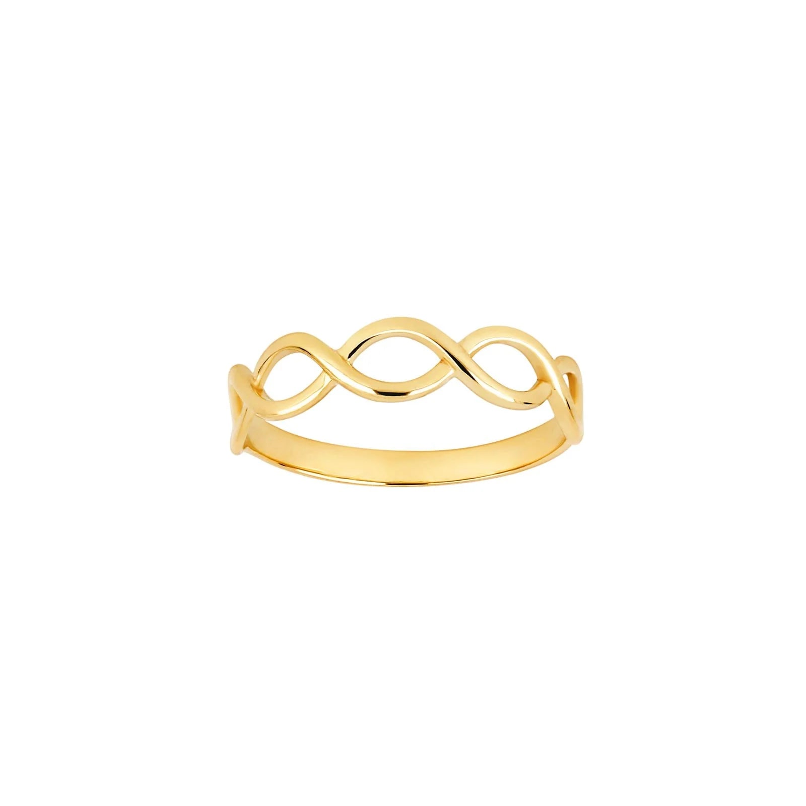 8kt. guldring uendelighed