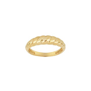 8kt. guldring snoet