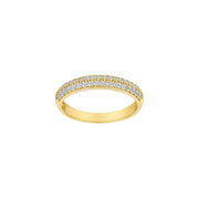 8kt. guldring m/cz