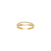 8kt. guldring m. cz