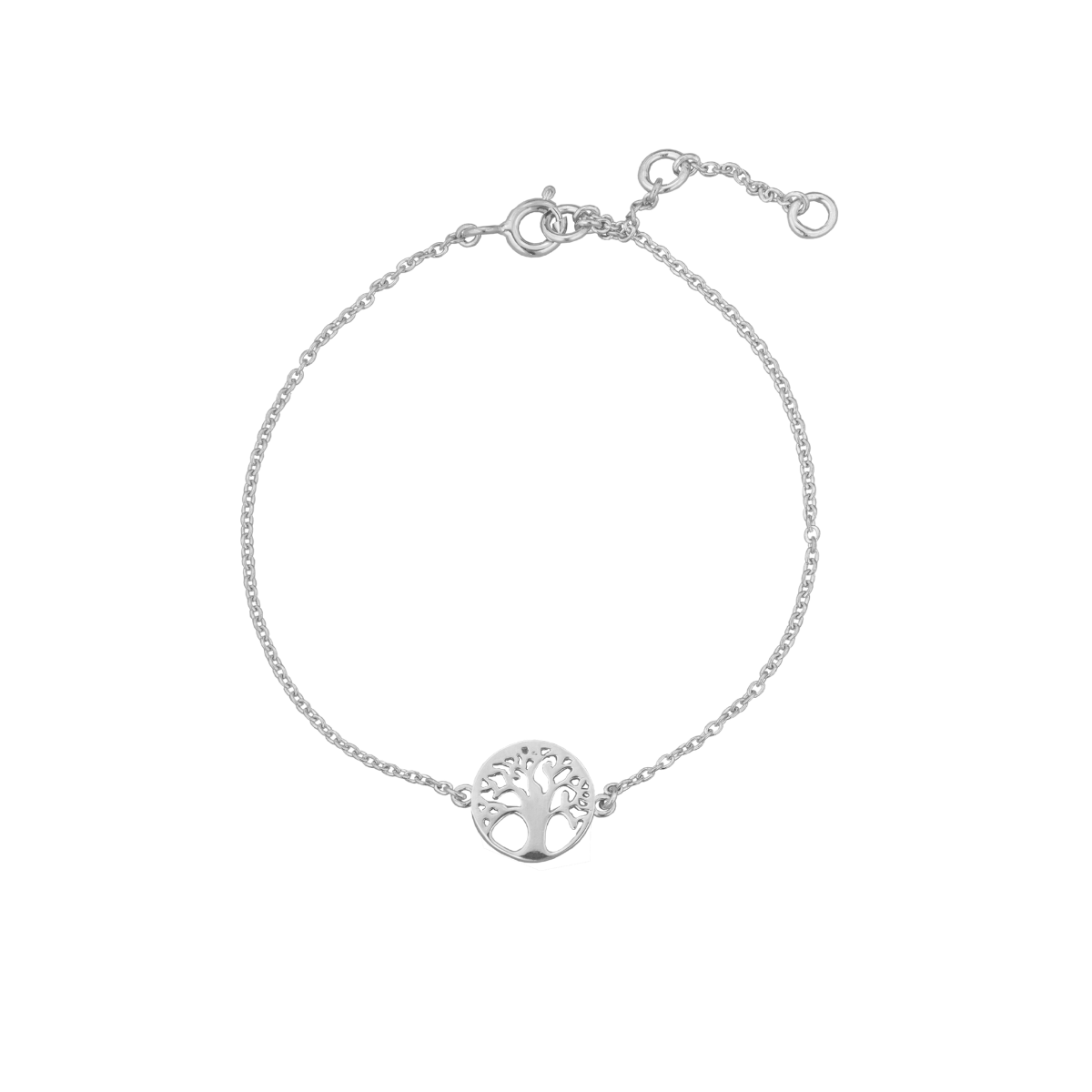 Sølv Armbånd M/Livetstræ 16+3Cm