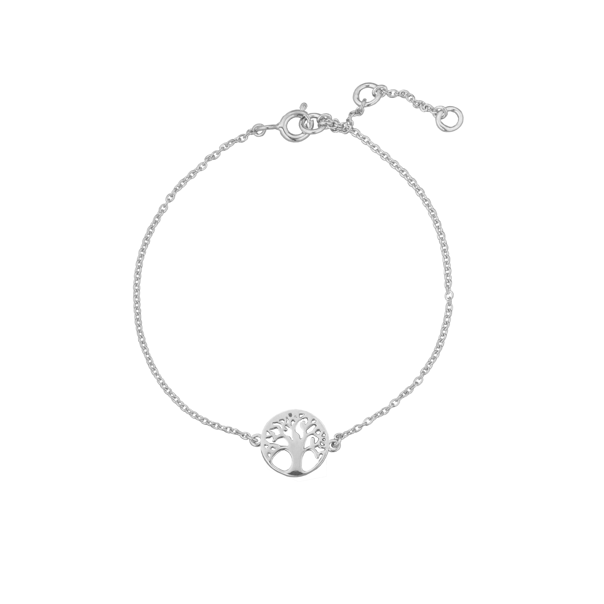 SØLV ARMBÅND M/LIVETSTRÆ 16+3CM