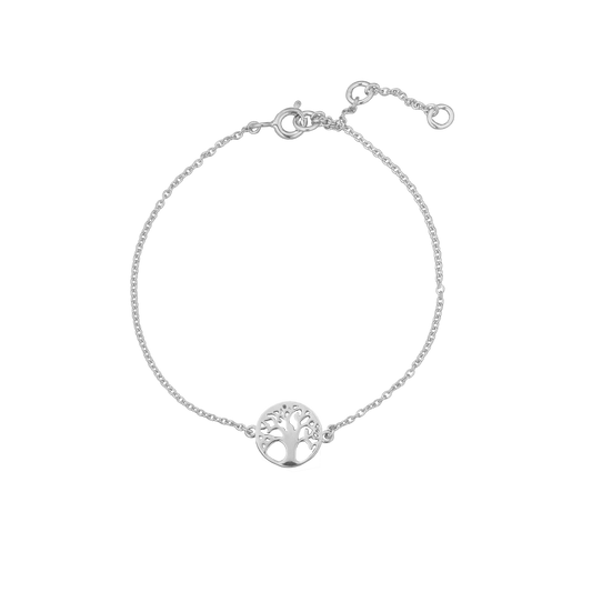 SØLV ARMBÅND M/LIVETSTRÆ 16+3CM