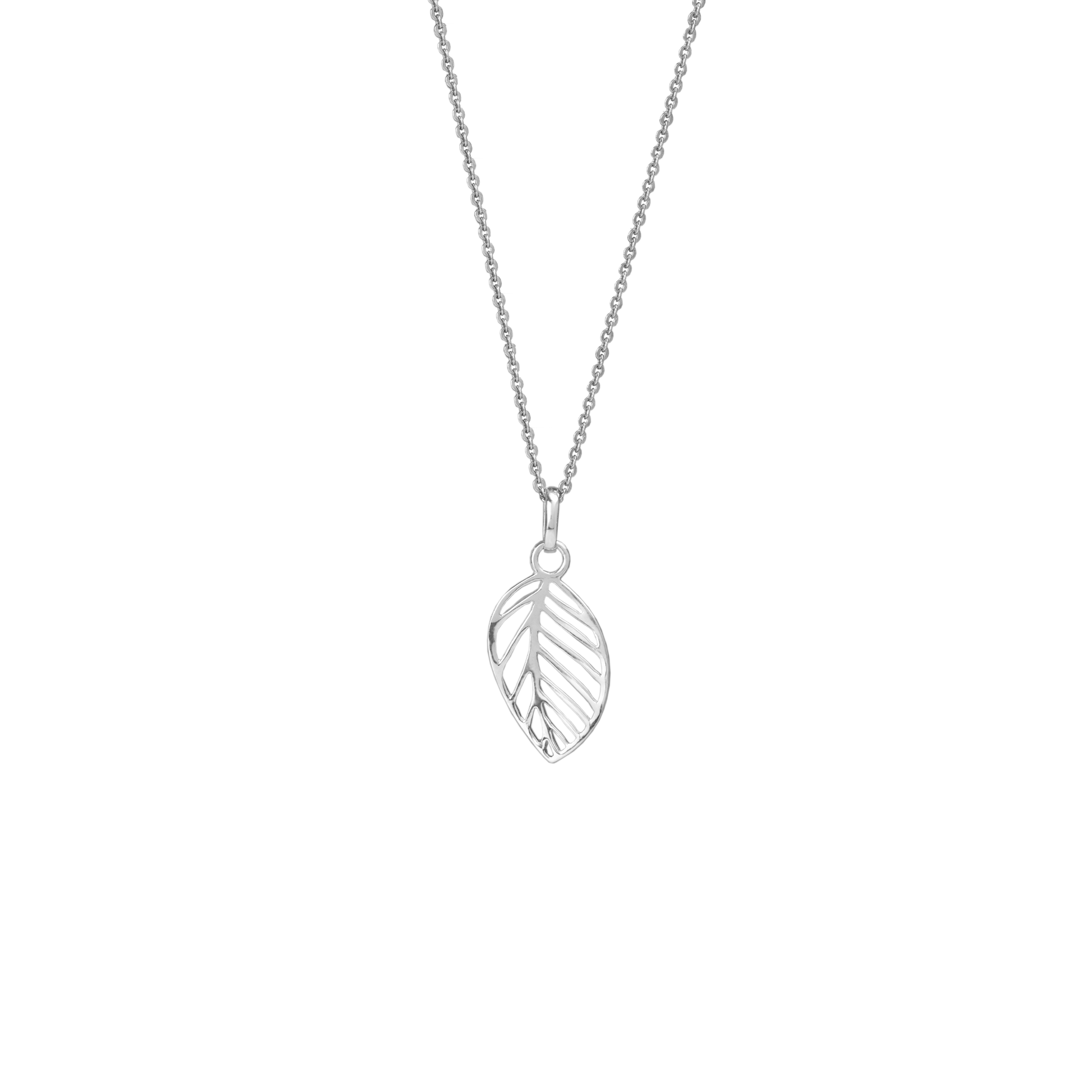 SØLV COLLIER BLAD