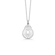SØLV COLLIER 45CM