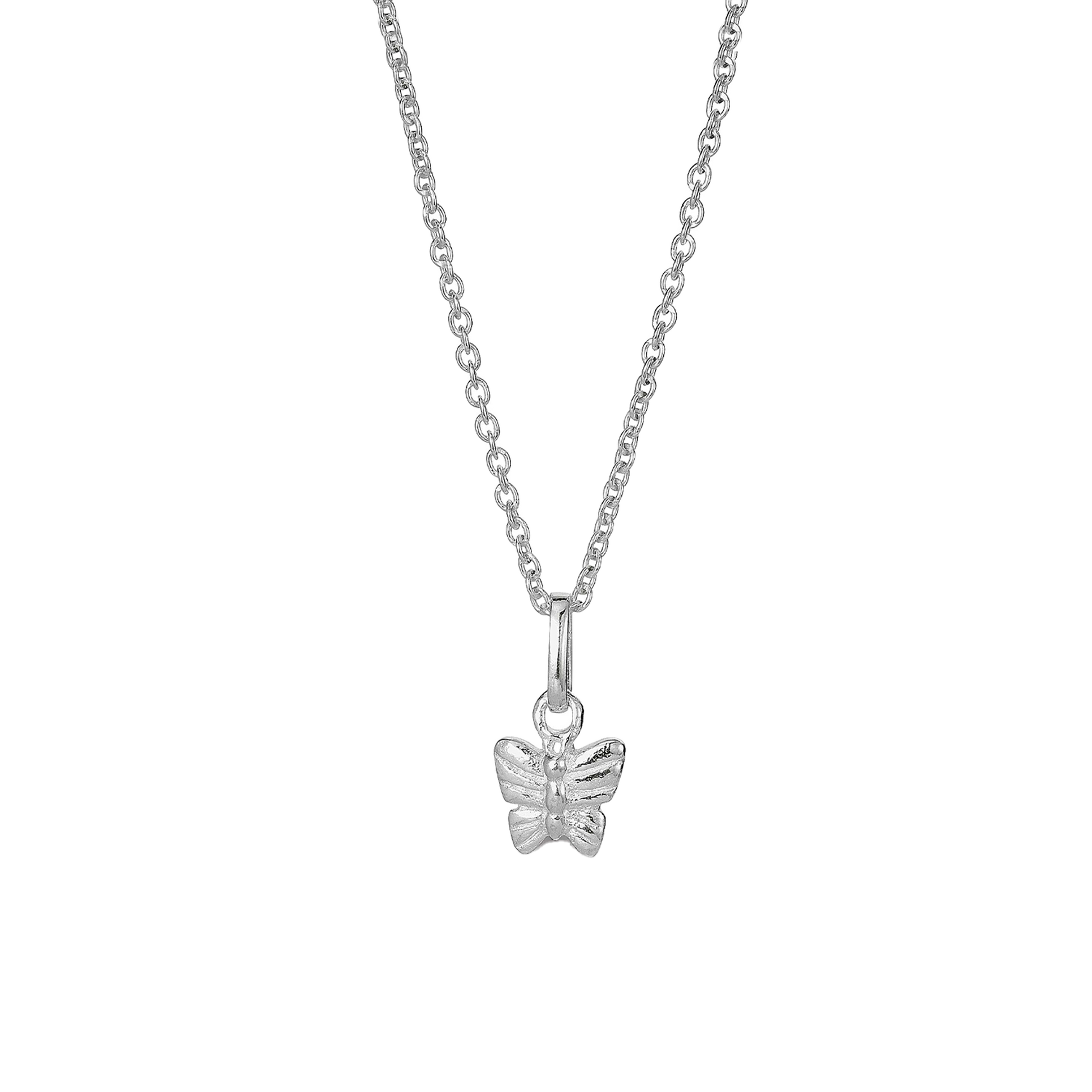 SØLV COLLIER SOMMERFUGL