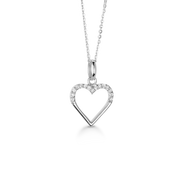 SØLV COLLIER M/SY.ZIRCONIA