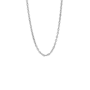 Sølv collier flad anker 38cm