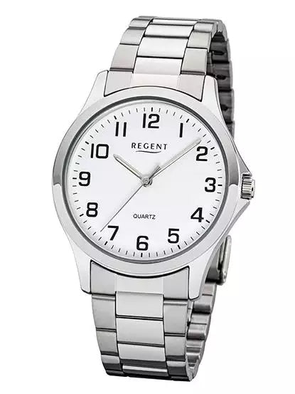 Regent herreur med lænke, hvid skive - 38 mm