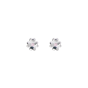 SØLV ØRESTIK M/SY.ZIRCONIA PINK