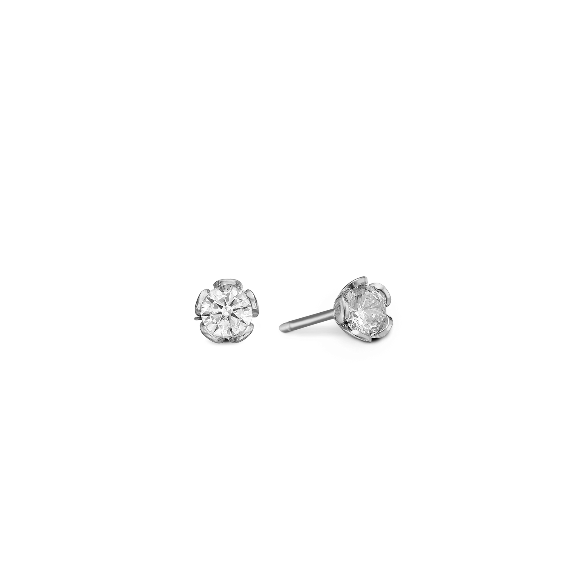 SØLV ØRESTIK M/SY.ZIRCONIA 5,5MM
