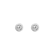 SØLV ØRESTIK M/SY.ZIRCONIA 3MM