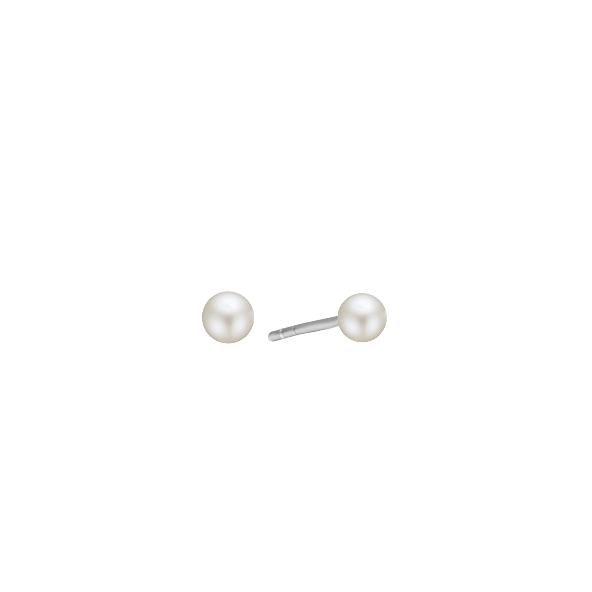 SØLV ØRESTIK M/FERSKVANDSPERLE 5MM