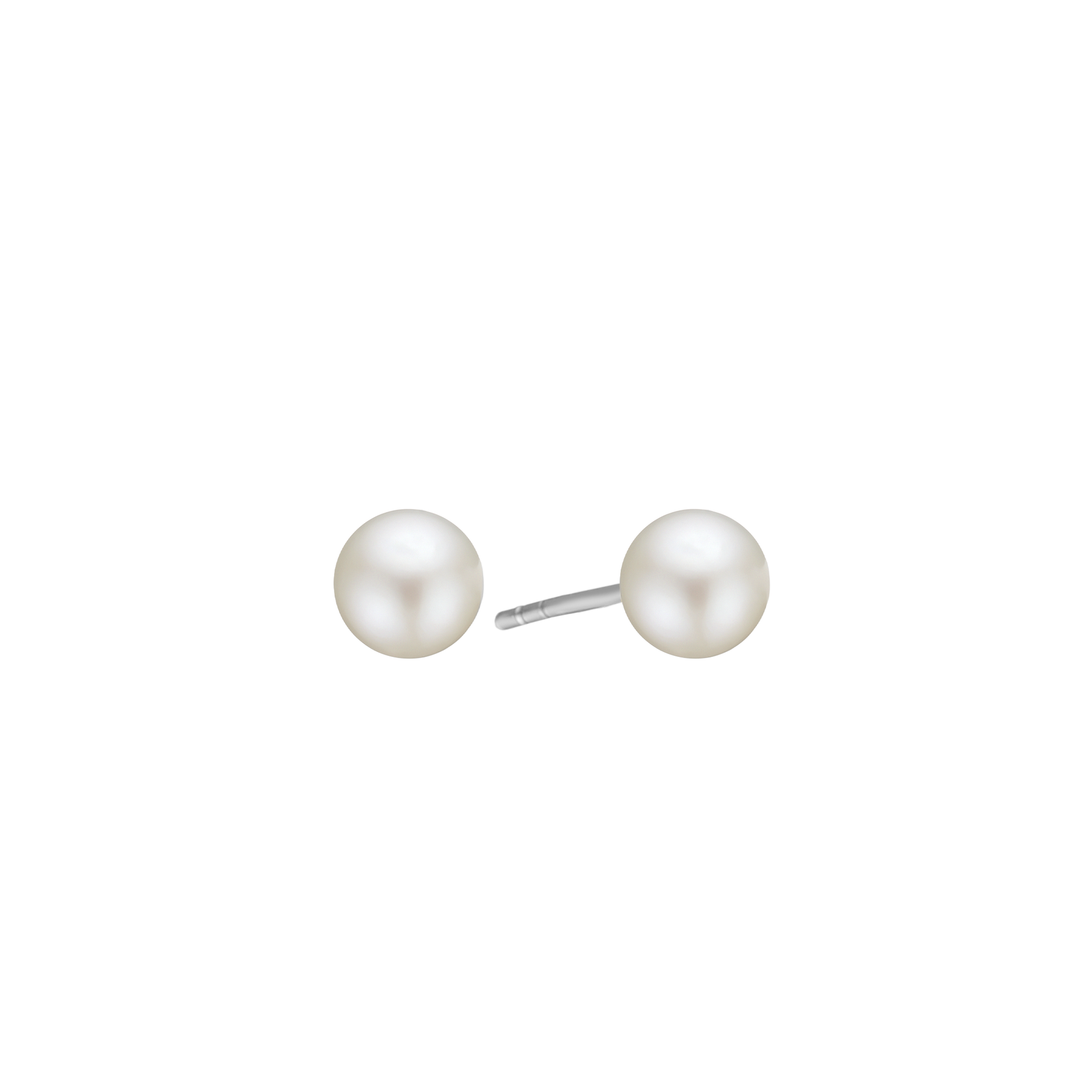 SØLV ØRESTIK M/FERSKVANDSPERLE 8MM