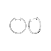 SØLV CREOL 20MM TRÅD 3MM M/KLAPLÅS
