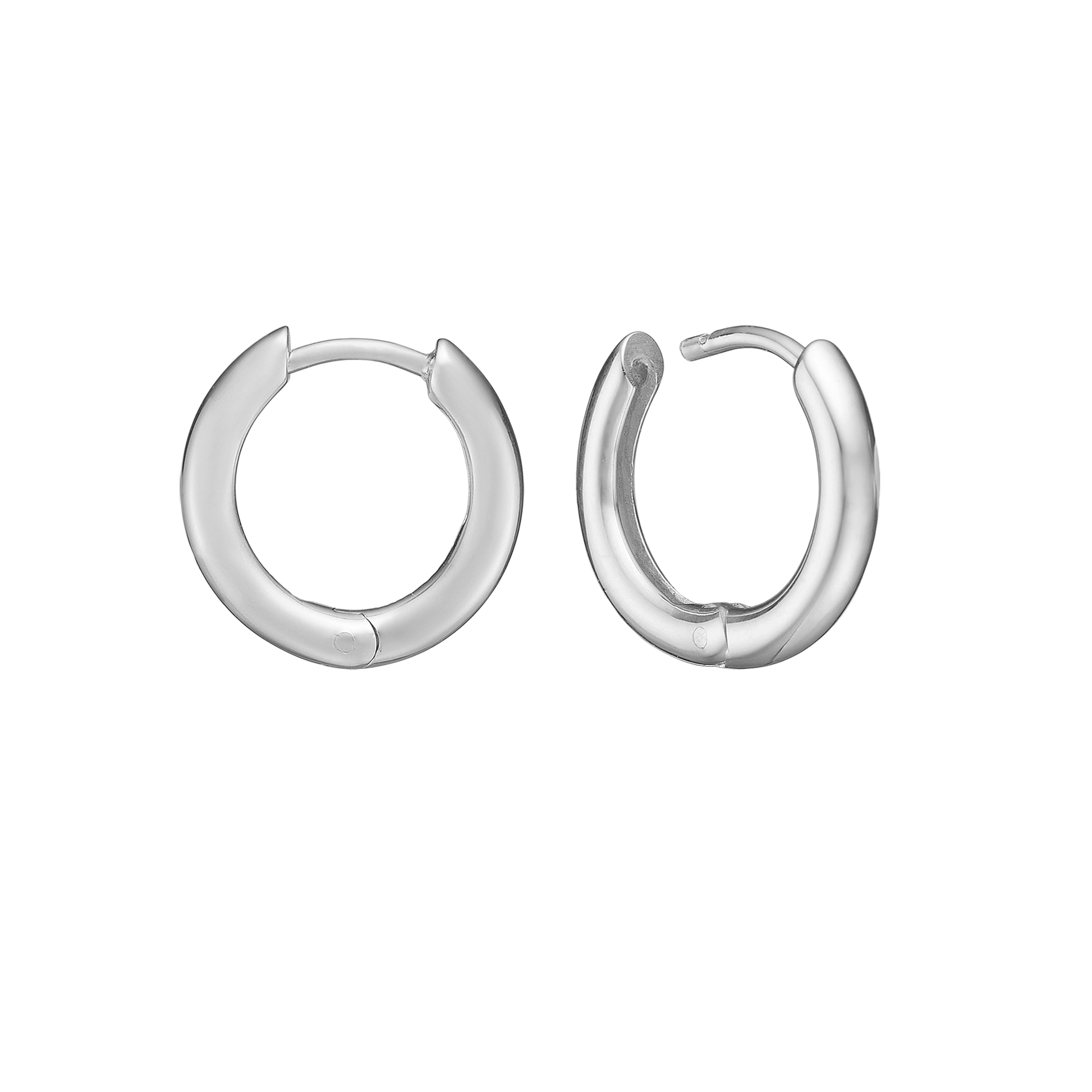SØLV CREOL 18MM, TRÅD 2,7MM M/KLAPLÅS