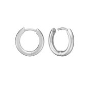 SØLV CREOL 16MM, TRÅD 2,7MM M/KLAPLÅS