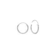 SØLV CREOL 16MM, TRÅD 2,7MM M/KLAPLÅS