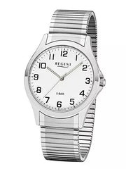 Regent herreur med flexlænke, hvid skive - 39 mm