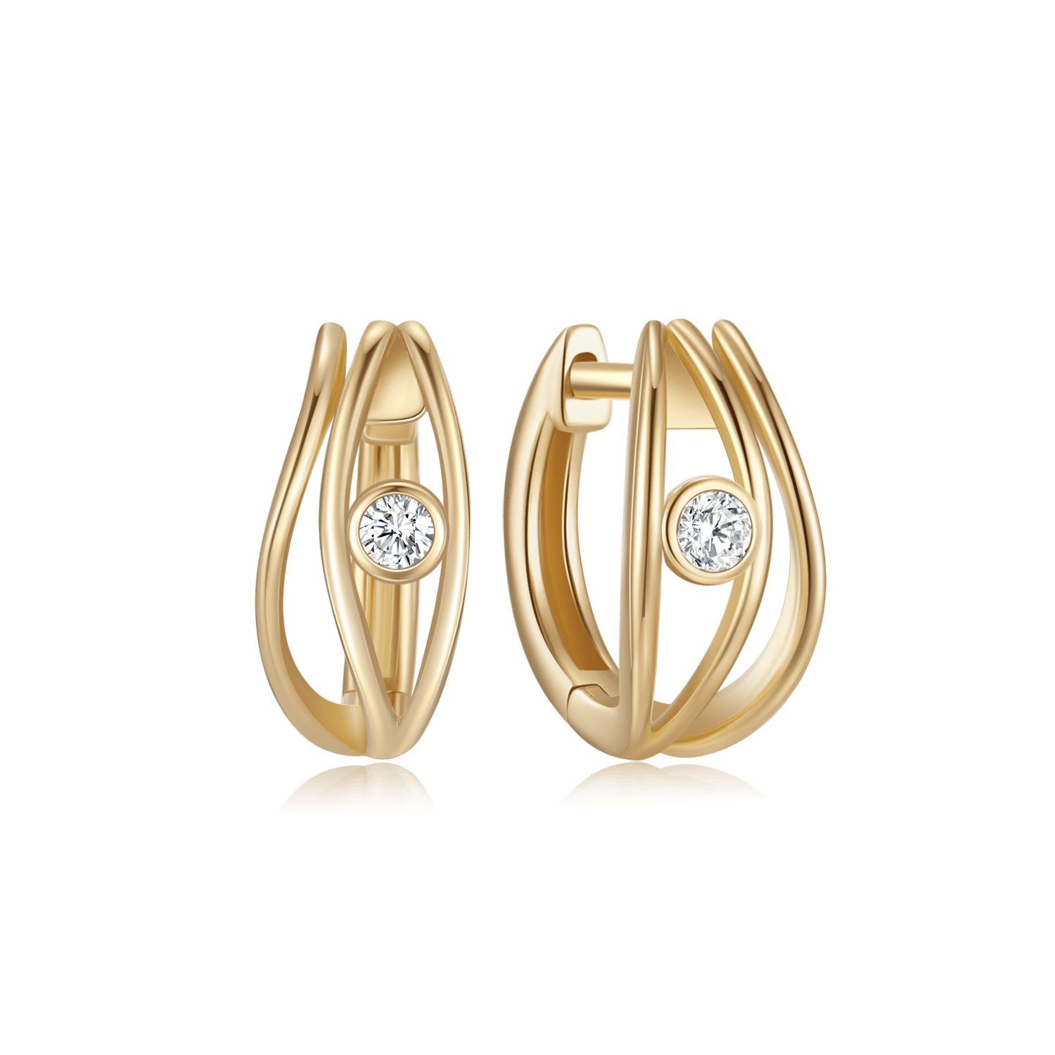 14 kt. Guld creoler 70257038 - Urma.dk