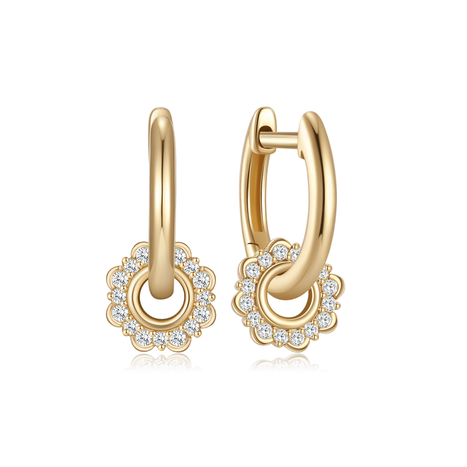 14 kt. Guld creoler 70257040 - Urma.dk