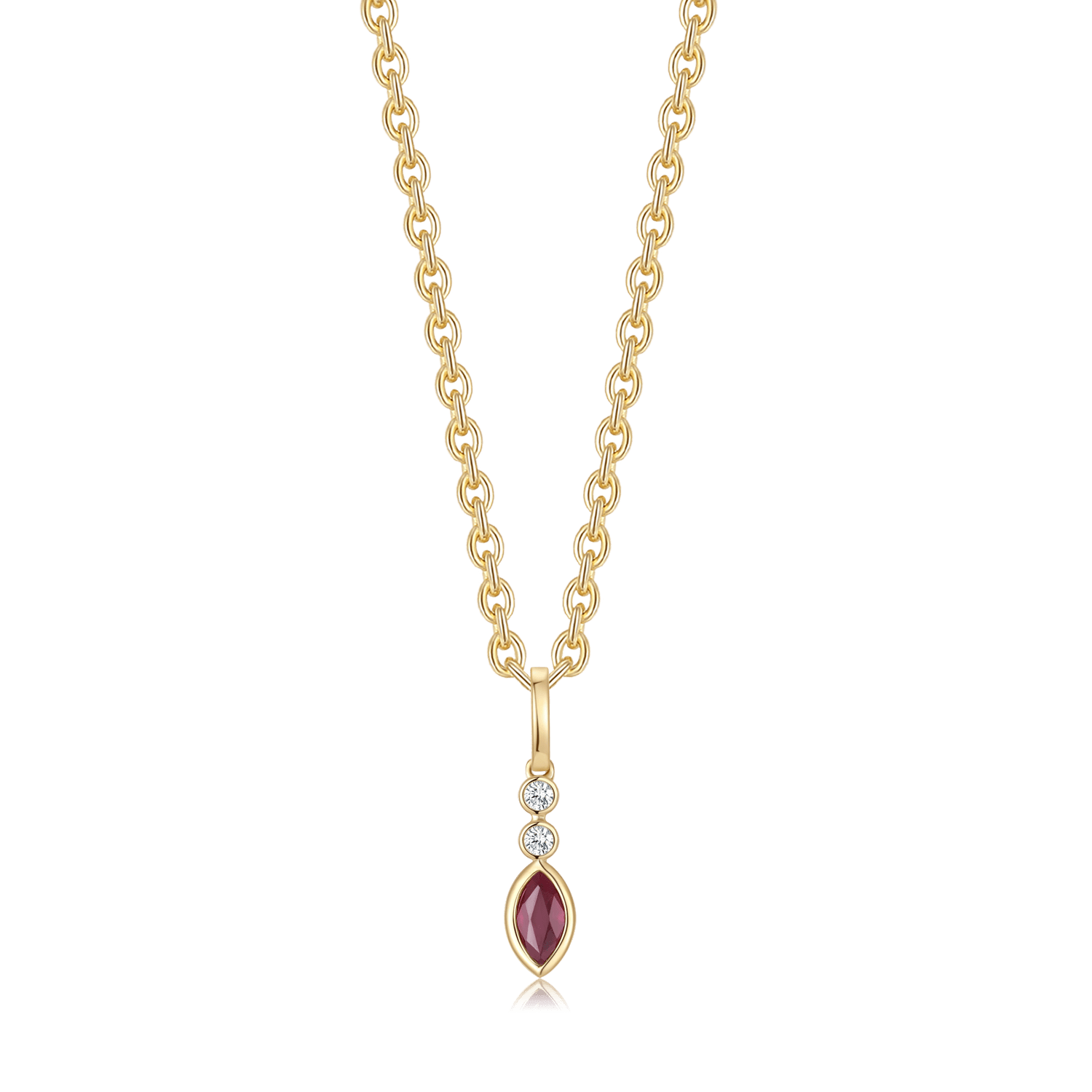 14 kt. Guld halskæde 76257044 - Urma.dk