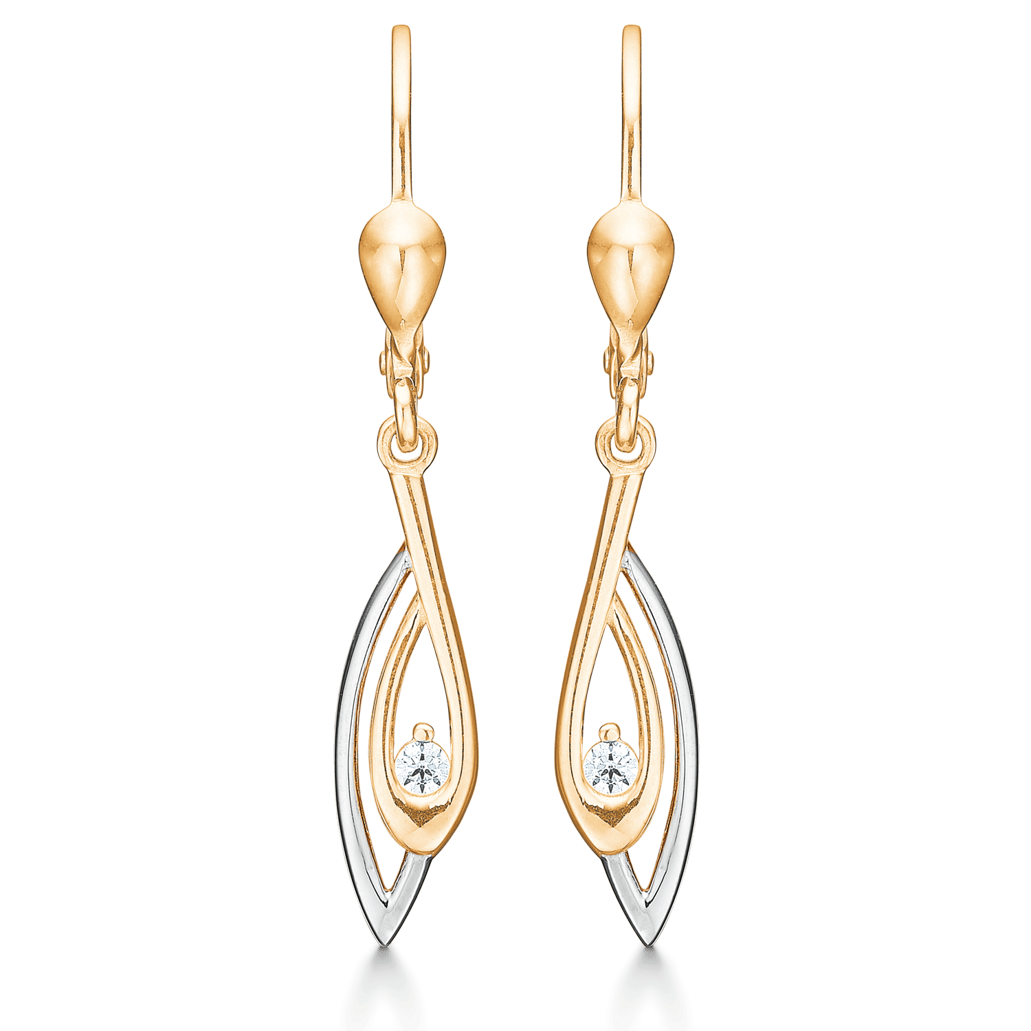 14 kt. Guld ørehænger - Urma.dk