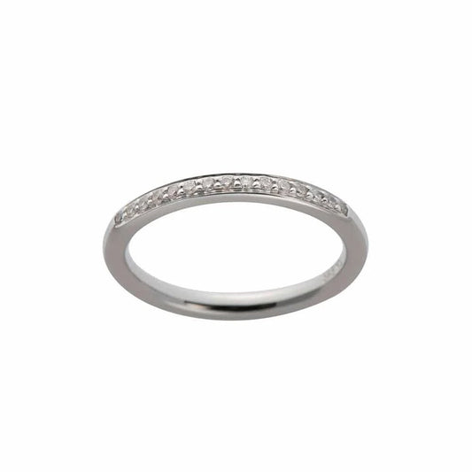 14 kt. hvidguldsring med 0,12carat TW/SI - Urma.dk