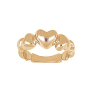 14 kt.guld hjerte ring - Urma.dk