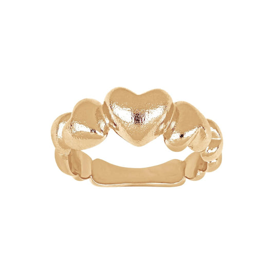 14 kt.guld hjerte ring - Urma.dk