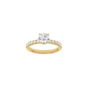 LUXURY Classic rund 14kt. guldsring m. Lab. G. dia. 1,4ct TW/VS2