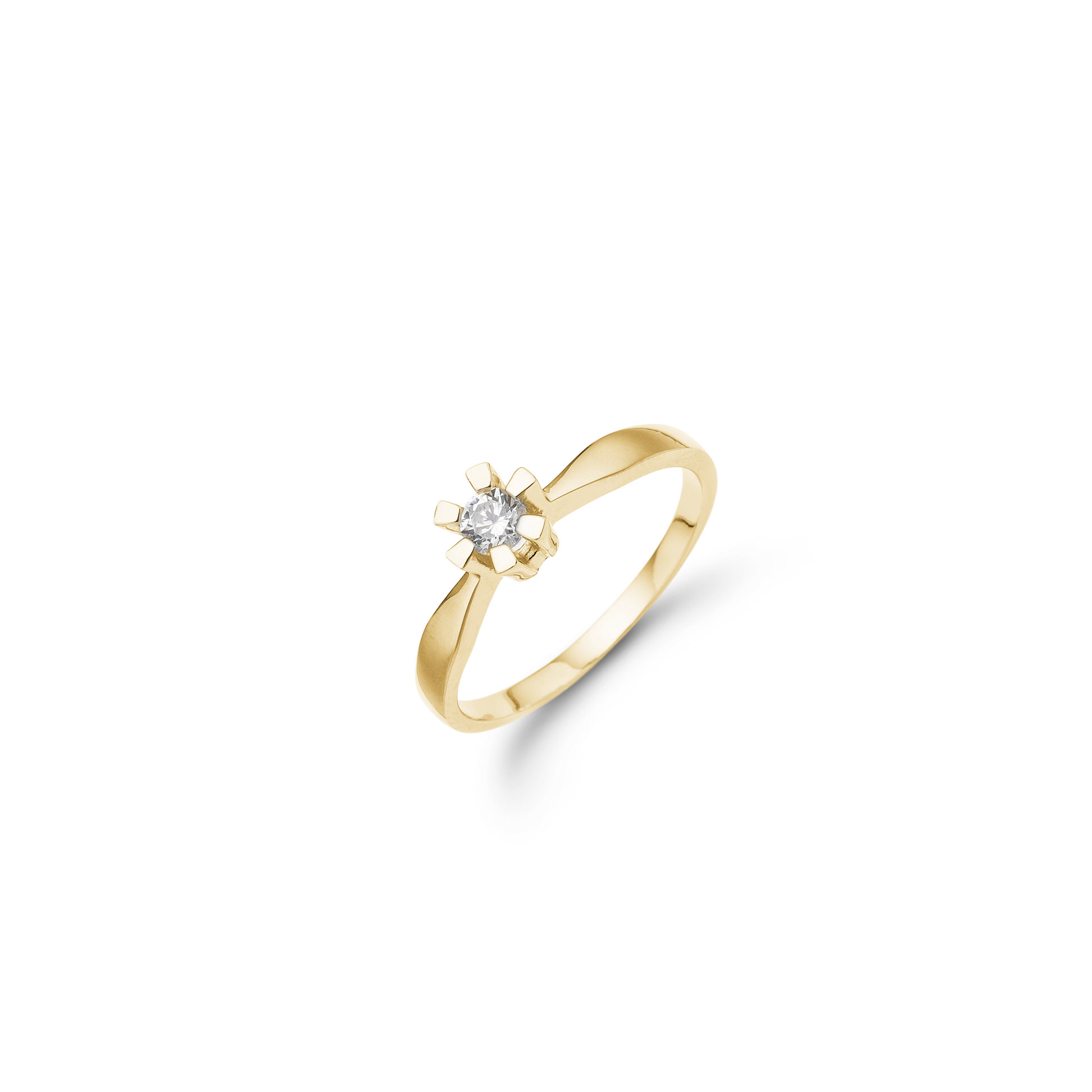 ETERNITY 14KT D.RING 1X0,15CT WSI